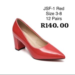Ladies Red Court Shoes